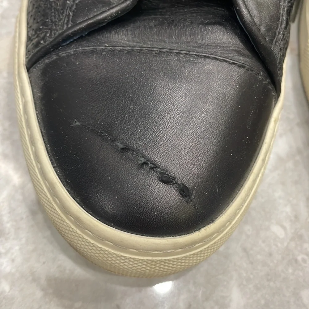Billionaire Couture Men's Black Calf Leather Laced-up Sneakers - EU 43 - Picture 7 of 11